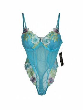 NWT Escante Ocean Blue Teddy 1 pc set Size Small